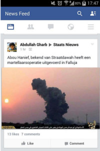 Abdullah Gharb (West) brengt het nieuws over Lotfi S. 