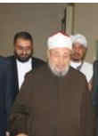 Amin Abou Rashed (links) met Yusuf al Qaradawi.